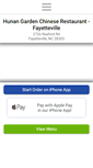 Mobile Screenshot of hunangardenfayetteville.com