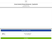 Tablet Screenshot of hunangardenfayetteville.com